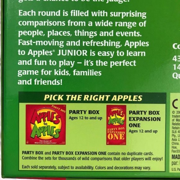NWOT Apples to Apples Junior Game - Picture 12 of 12